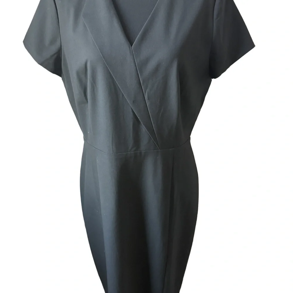 Ann Taylor Factory Charcoal Midi Dress - Picture 5 of 6